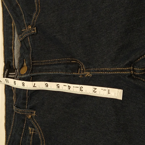 Forever 21 Women Dark Blue Jeans - Picture 4 of 10